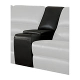 Falun Brown 6-Piece Modular Power Reclining Sectional - Ornate Home