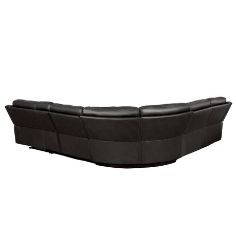 Falun Brown 6-Piece Modular Power Reclining Sectional - Ornate Home