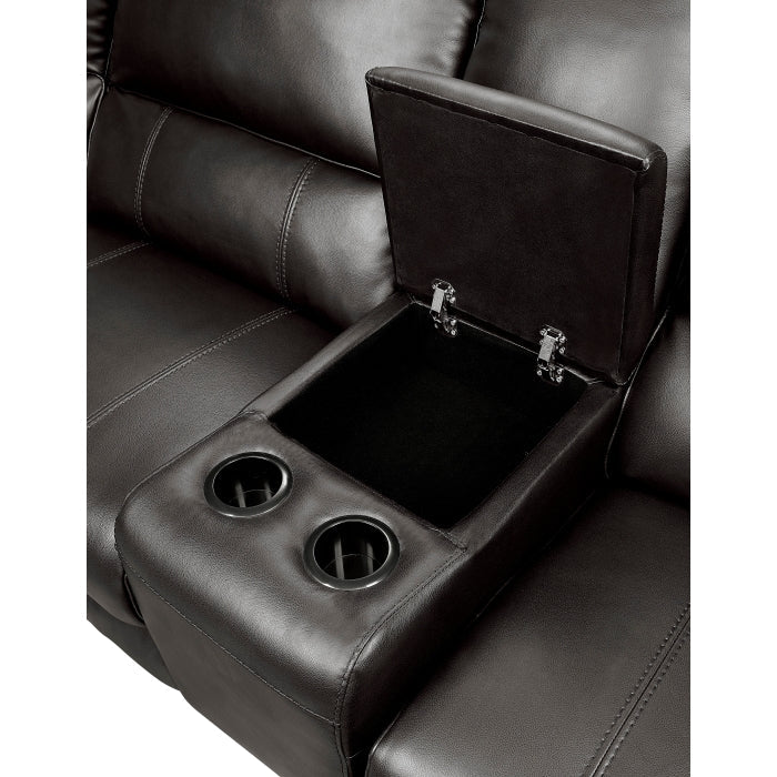 Falun Brown 6-Piece Modular Power Reclining Sectional - Ornate Home