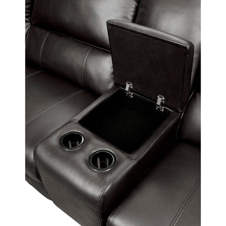 Falun Brown 6-Piece Modular Power Reclining Sectional - Ornate Home