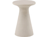 Fania Ivory Outdoor Side Table - Ornate Home