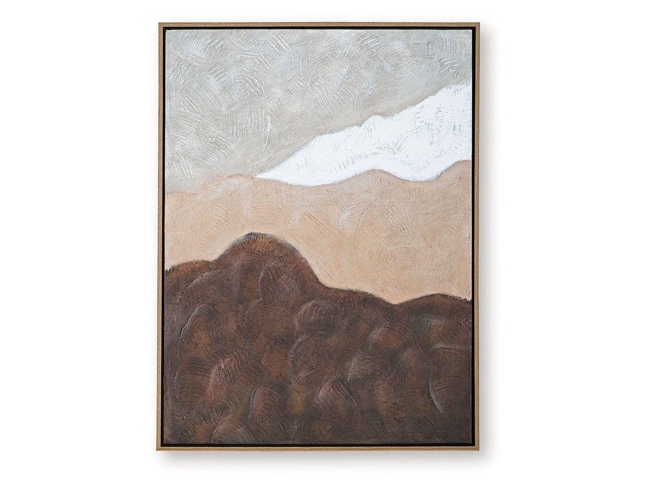 Fanthorne Tan/Brown/White Wall Art (Online Special Price) - Ornate Home