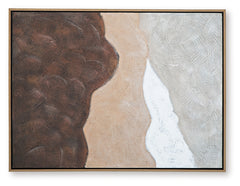 Fanthorne Tan/Brown/White Wall Art - Ornate Home