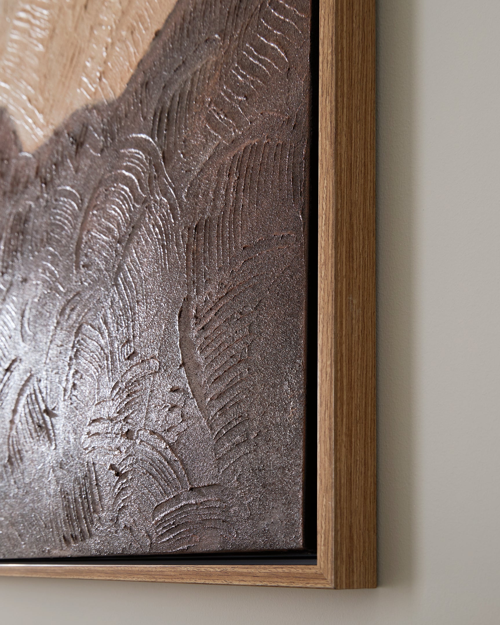 Fanthorne Tan/Brown/White Wall Art - Ornate Home