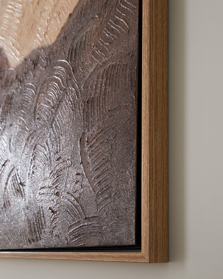 Fanthorne Tan/Brown/White Wall Art - Ornate Home