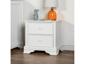 Fanton White Nightstand - Ornate Home