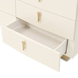 Fantosini Creamy Pearl 10-Drawer Mule Chest - Ornate Home