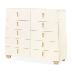Fantosini Creamy Pearl 10-Drawer Mule Chest - Ornate Home