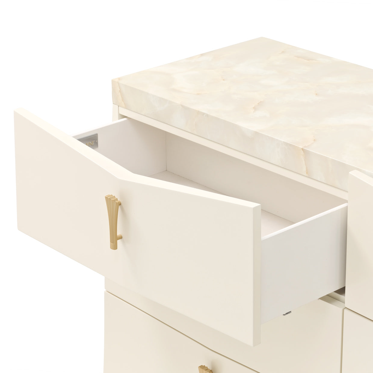 Fantosini Creamy Pearl 10-Drawer Mule Chest - Ornate Home