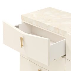 Fantosini Creamy Pearl 10-Drawer Mule Chest - Ornate Home