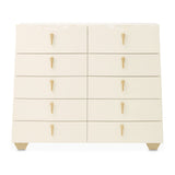 Fantosini Creamy Pearl 10-Drawer Mule Chest - Ornate Home