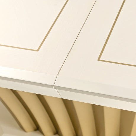 Fantosini Creamy Pearl Pedestal Dining Table - Ornate Home