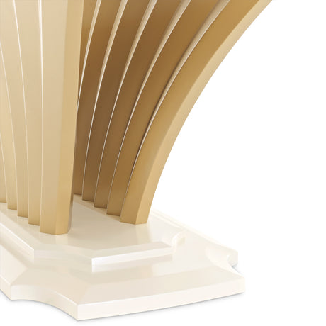 Fantosini Creamy Pearl Pedestal Dining Table - Ornate Home