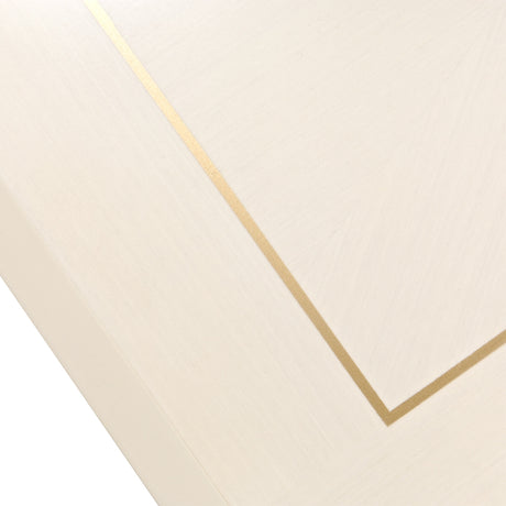 Fantosini Creamy Pearl Pedestal Dining Table - Ornate Home