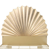 Fantosini Gold Leaf King Fan Bed - Ornate Home