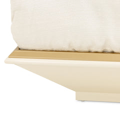 Fantosini Gold Leaf King Fan Bed - Ornate Home
