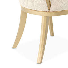 Fantosini Gold/Natural Arm Chair (Set of 2) - Ornate Home