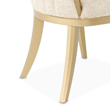Fantosini Gold/Natural Arm Chair (Set of 2) - Ornate Home