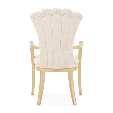 Fantosini Gold/Natural Arm Chair (Set of 2) - Ornate Home