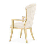 Fantosini Gold/Natural Arm Chair (Set of 2) - Ornate Home