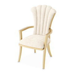 Fantosini Gold/Natural Arm Chair (Set of 2) - Ornate Home