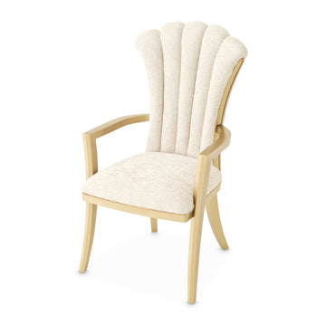 Fantosini Gold/Natural Arm Chair (Set of 2) - Ornate Home