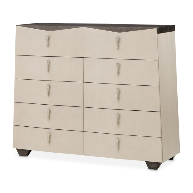 Fantosini Silver Mist 10-Drawer Mule Chest - Ornate Home
