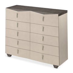 Fantosini Silver Mist 10-Drawer Mule Chest - Ornate Home
