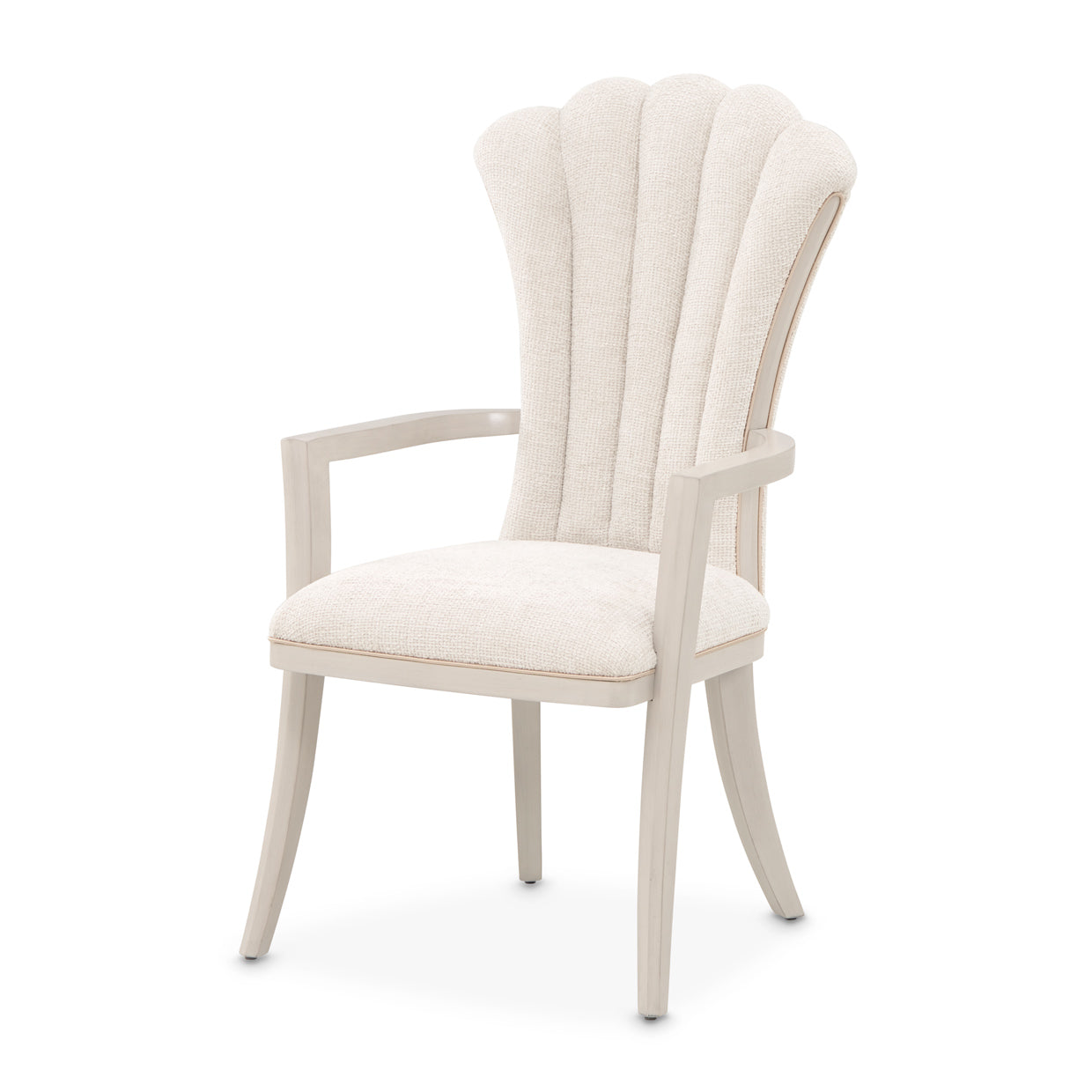 Fantosini Silver Mist/Cappuccino Dining Arm Chair (Set of 2) - Ornate Home