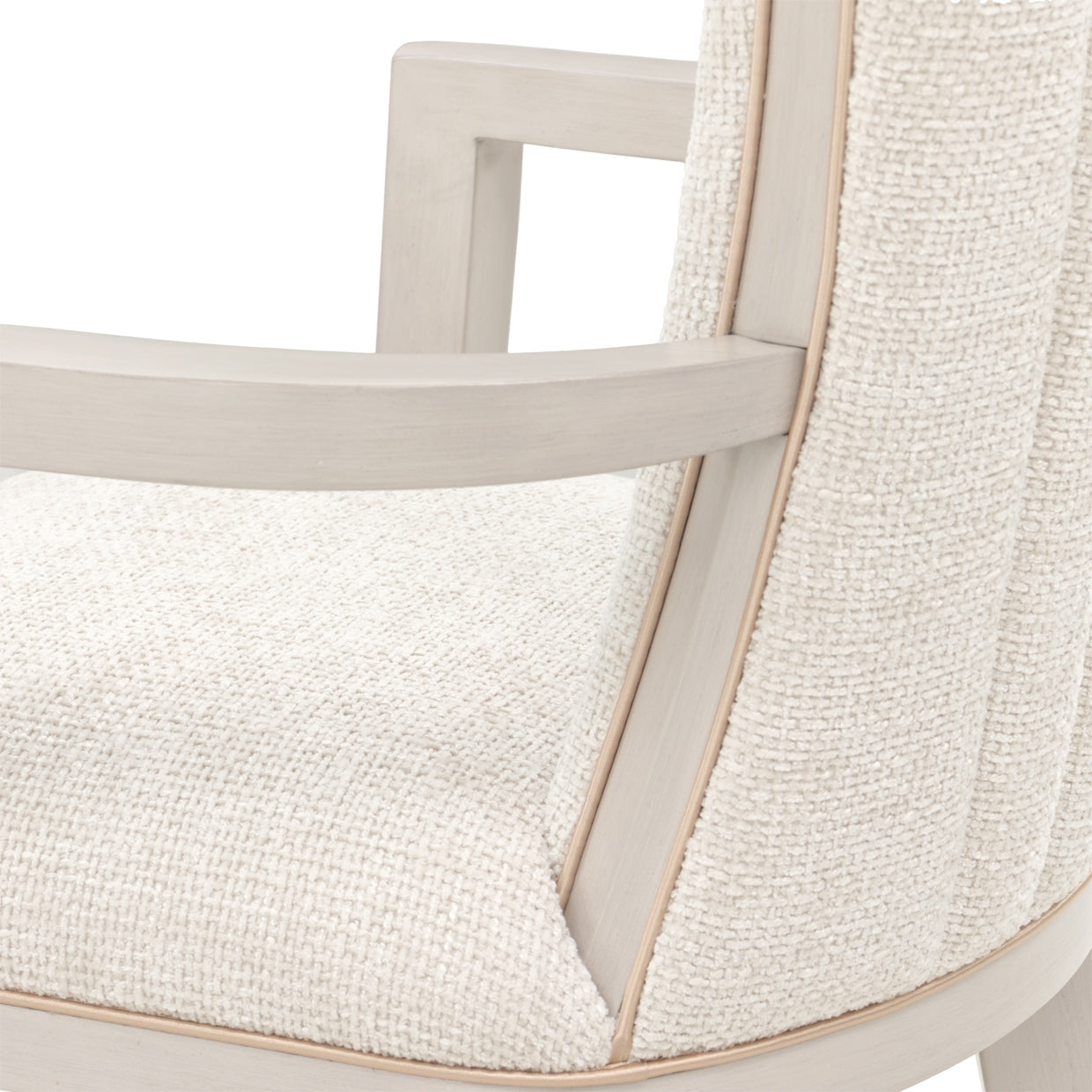 Fantosini Silver Mist/Cappuccino Dining Arm Chair (Set of 2) - Ornate Home