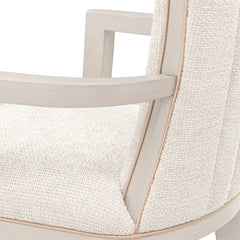 Fantosini Silver Mist/Cappuccino Dining Arm Chair (Set of 2) - Ornate Home