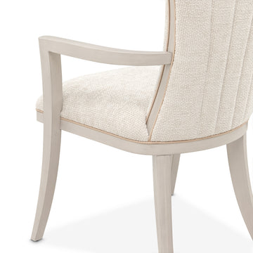 Fantosini Silver Mist/Cappuccino Dining Arm Chair (Set of 2) - Ornate Home