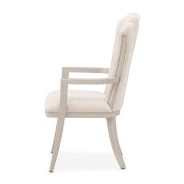 Fantosini Silver Mist/Cappuccino Dining Arm Chair (Set of 2) - Ornate Home