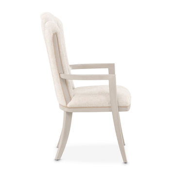 Fantosini Silver Mist/Cappuccino Dining Arm Chair (Set of 2) - Ornate Home