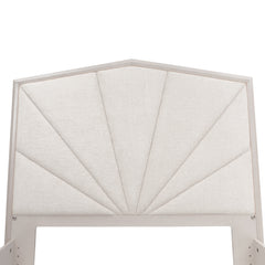 Fantosini Silver Mist/Cappuccino King Tufted Panel Bed - Ornate Home