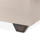Fantosini Silver Mist/Cappuccino King Tufted Panel Bed - Ornate Home