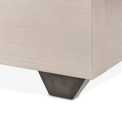 Fantosini Silver Mist/Cappuccino King Tufted Panel Bed - Ornate Home