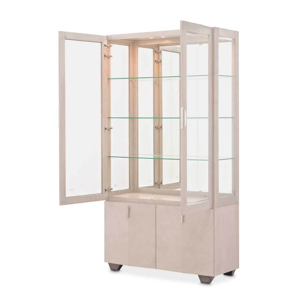 Fantosini Silver Mist Display Cabinet - Ornate Home