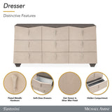 Fantosini Silver Mist Dresser - Ornate Home