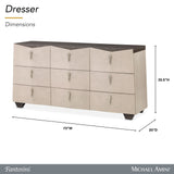 Fantosini Silver Mist Dresser - Ornate Home