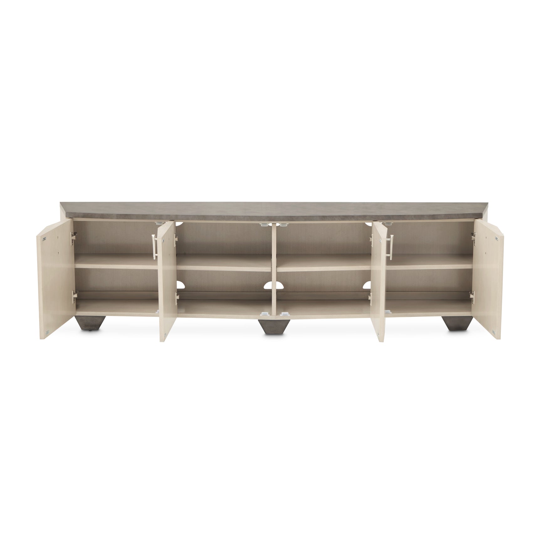 Fantosini Silver Mist Media Cabinet - Ornate Home