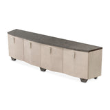 Fantosini Silver Mist Media Cabinet - Ornate Home