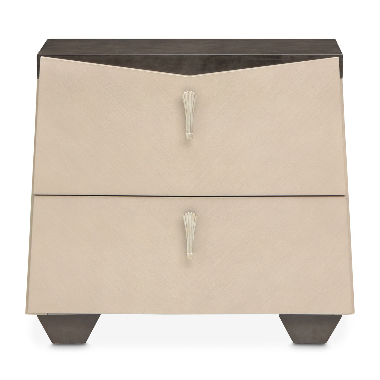Fantosini Silver Mist Nightstand - Ornate Home