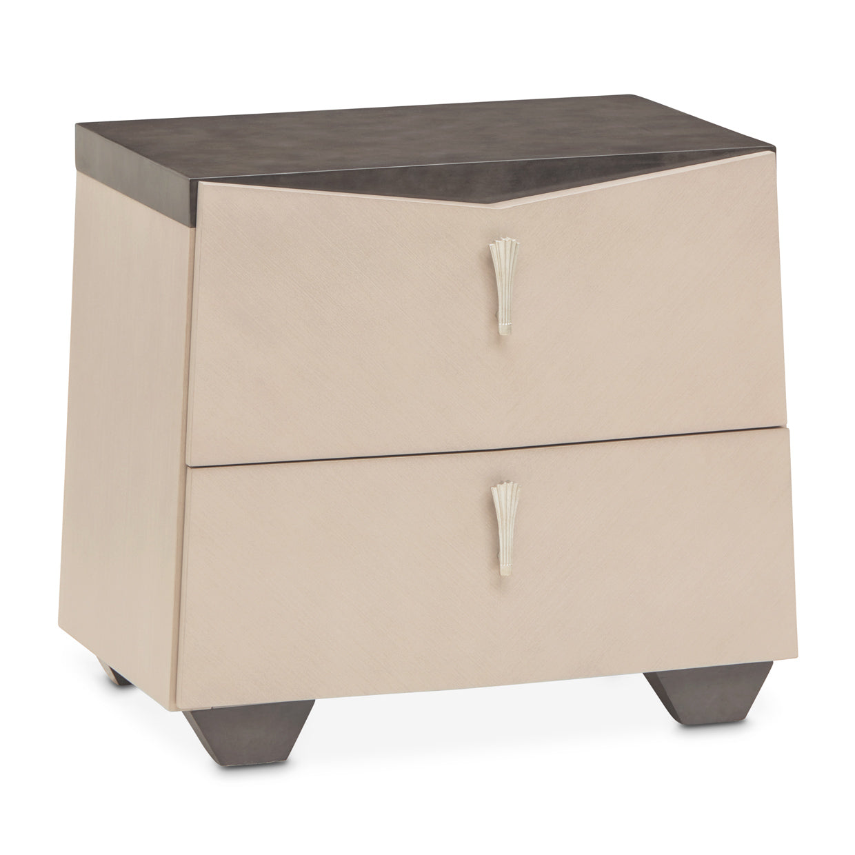 Fantosini Silver Mist Nightstand - Ornate Home