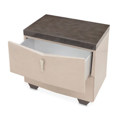 Fantosini Silver Mist Nightstand - Ornate Home