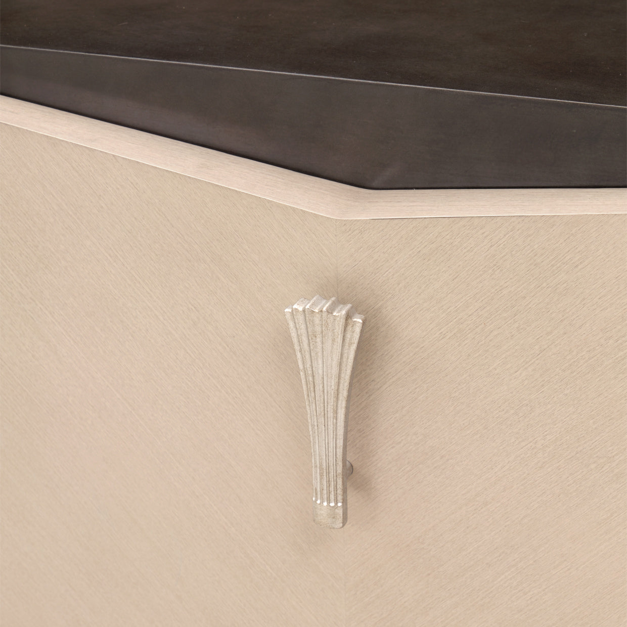 Fantosini Silver Mist Nightstand - Ornate Home