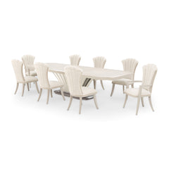 Fantosini Silver Mist Pedestal Dining Table - Ornate Home