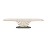 Fantosini Silver Mist Pedestal Dining Table - Ornate Home