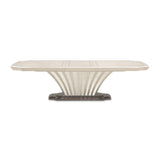 Fantosini Silver Mist Pedestal Dining Table - Ornate Home