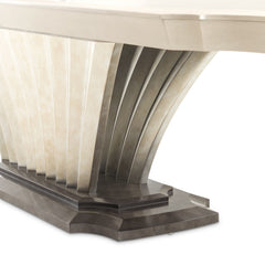 Fantosini Silver Mist Pedestal Dining Table - Ornate Home